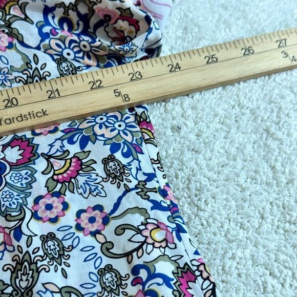 Grand and Greene Top womens Sz XL Blouse button up floral asymmetrical Boho New - Picture 9 of 13